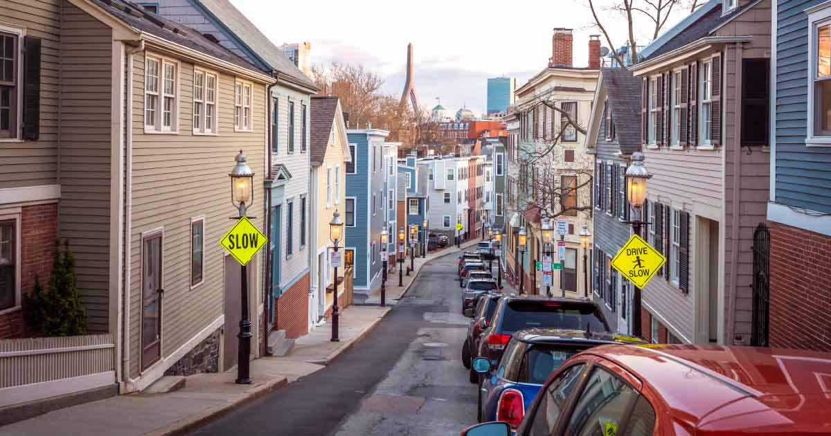 houses along boston street